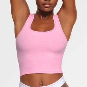 SKIMS pink tank, size Medium